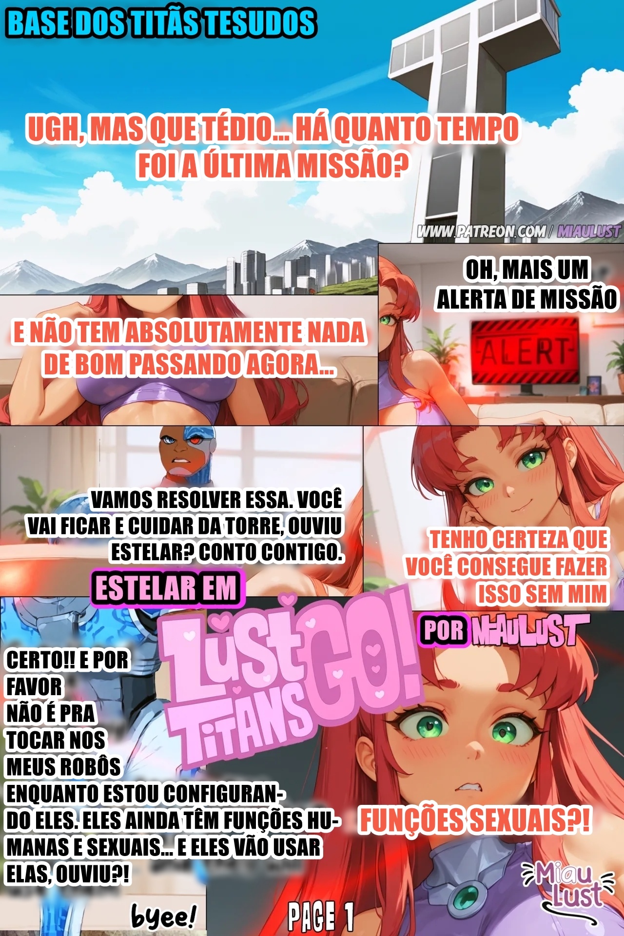 Starfire In Lust Titans Go! Hentai pt-br 02