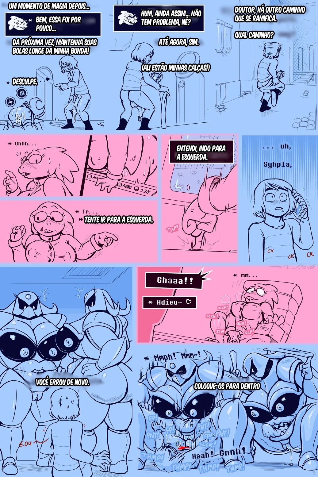 Under(her)tail: Monster-Girl Edition Part 6 Hentai pt-br 06