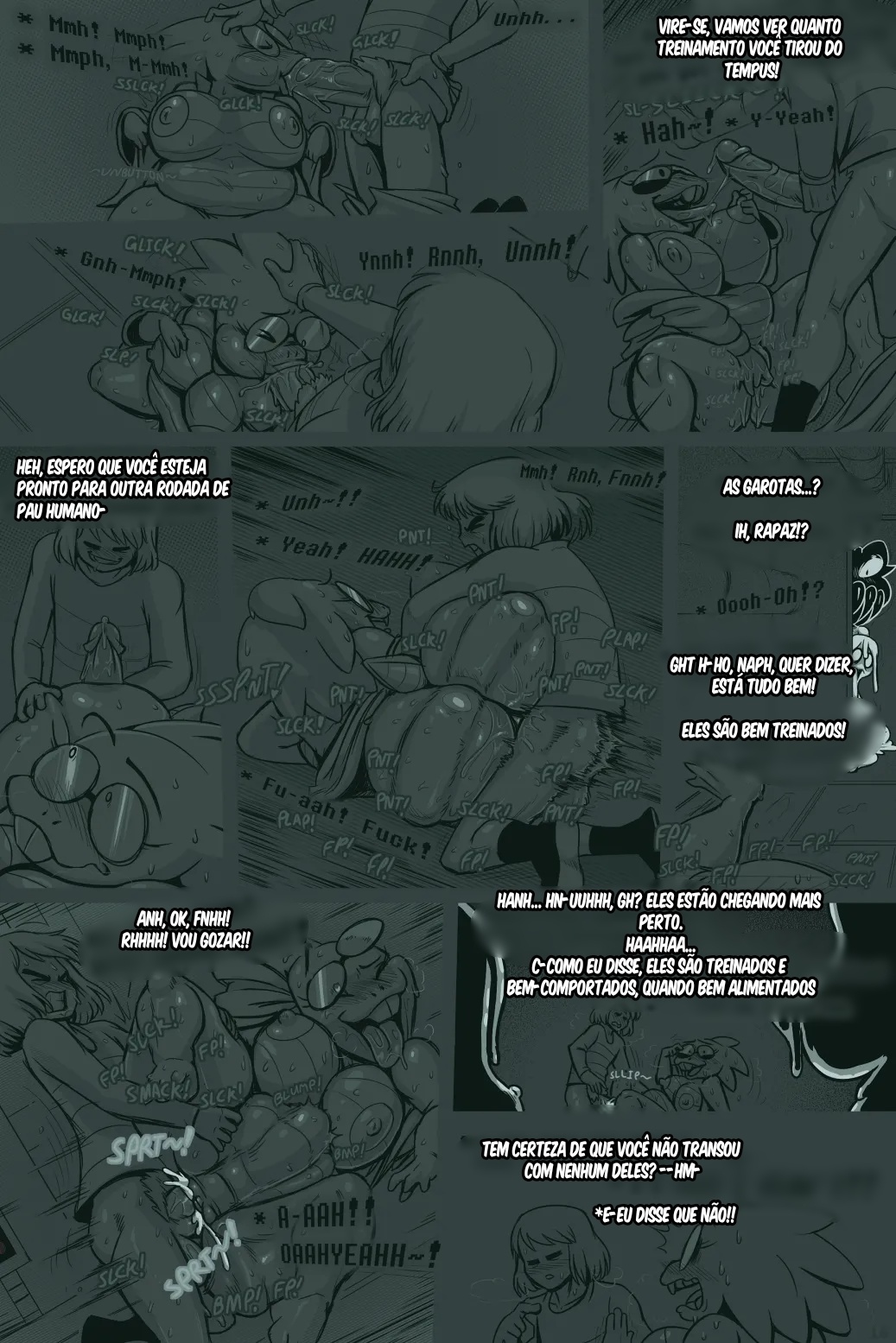 Under(her)tail: Monster-Girl Edition Part 8 Hentai pt-br 17