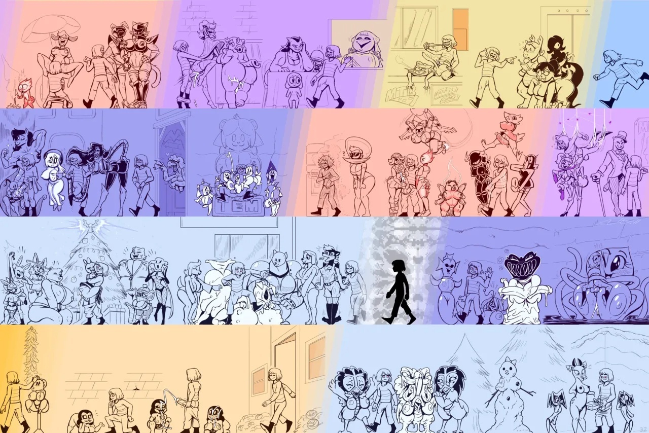 Under(her)tail: Monster-Girl Edition Part 9 Hentai pt-br 33