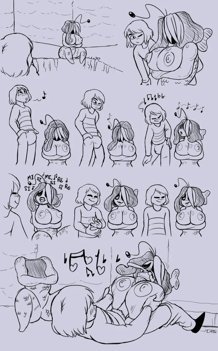 Under(her)tail: Monster-Girl Edition Part 9 Hentai pt-br 48