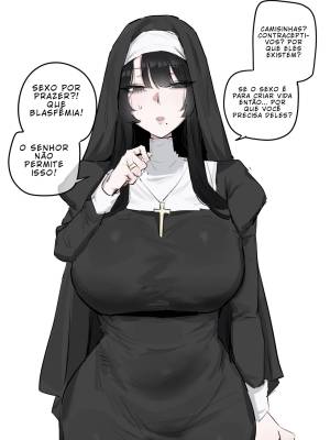 Teaching a Devoted Nun Sex Education Using My Dick Hentai pt-br 02