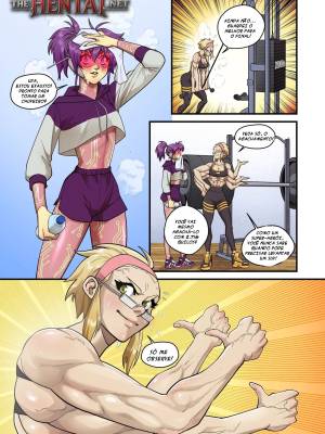 Spinny And Mecha Maid Hit The Gym Hentai pt-br 03