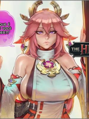 Aether x Yae Miko x Monna