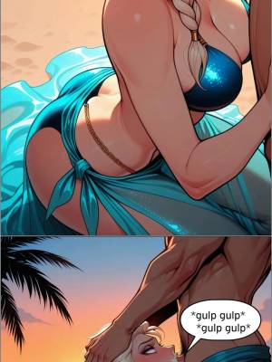 Elsa: Beach Trip By Sr_Doops Hentai pt-br 05