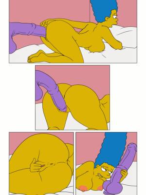 Marge Simpson by Mr. H. NSFW gif Hentai pt-br 02