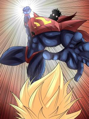 The Golden Warrior Vs The Man Of Steel Hentai pt-br 45