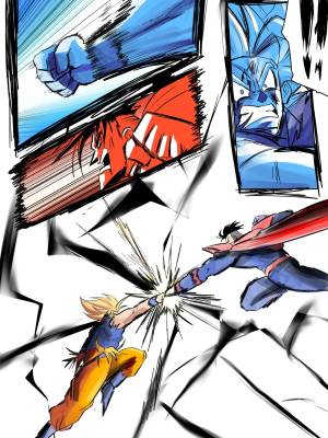 The Golden Warrior Vs The Man Of Steel Hentai pt-br 64